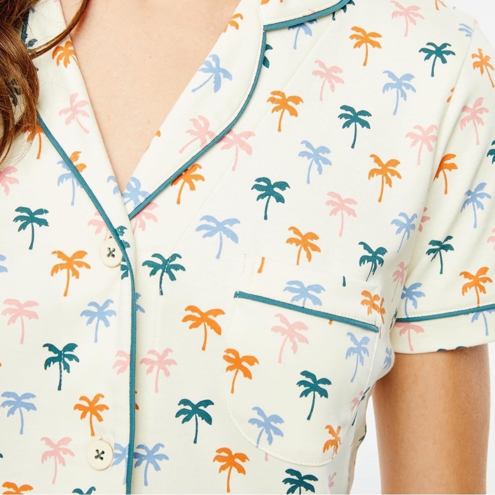Roller Rabbit Mini Palms Polo Pajamas